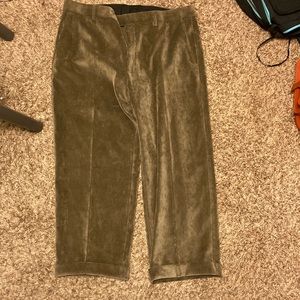 Pronto oumo size 36 corduroy pants (brownish green)